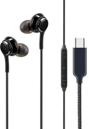 Type C in-Ear Mobile Earphone - Black