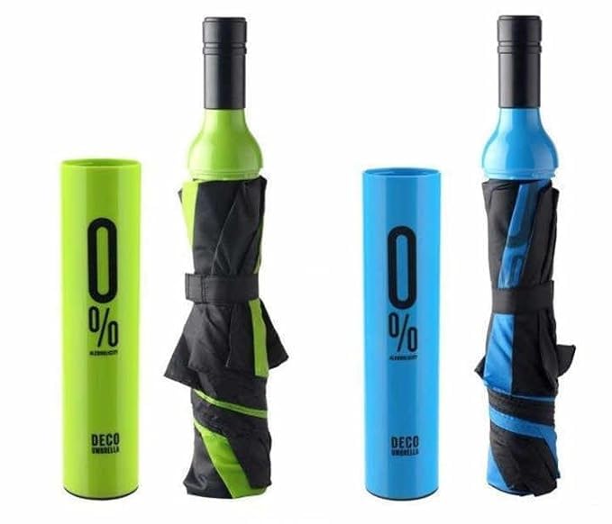 Rainproof & UV Protection Unisex Bottle Umbrella with a Unique Design | Multicolor