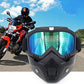 3-in-1 Bike Protection Gear: Goggles, Mask, & Shield