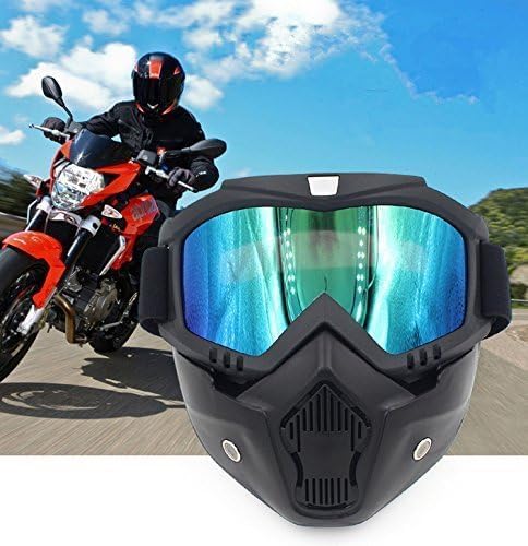 3-in-1 Bike Protection Gear: Goggles, Mask, & Shield