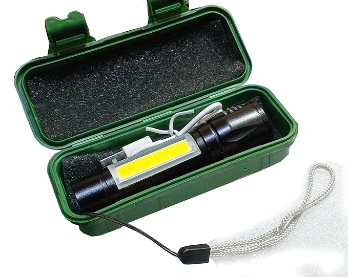 Rechargeable USB LED Flashlight (1 piece)