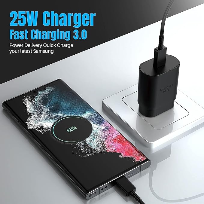 25W C-Type Charger Without Cable Compatible with Android