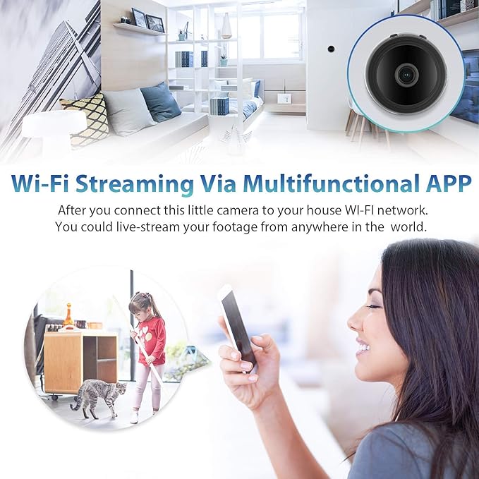 Mini Spy WiFi Magnetic HD 1080P Wireless Security Camera